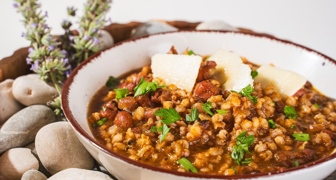 Orzotto od hobotnice