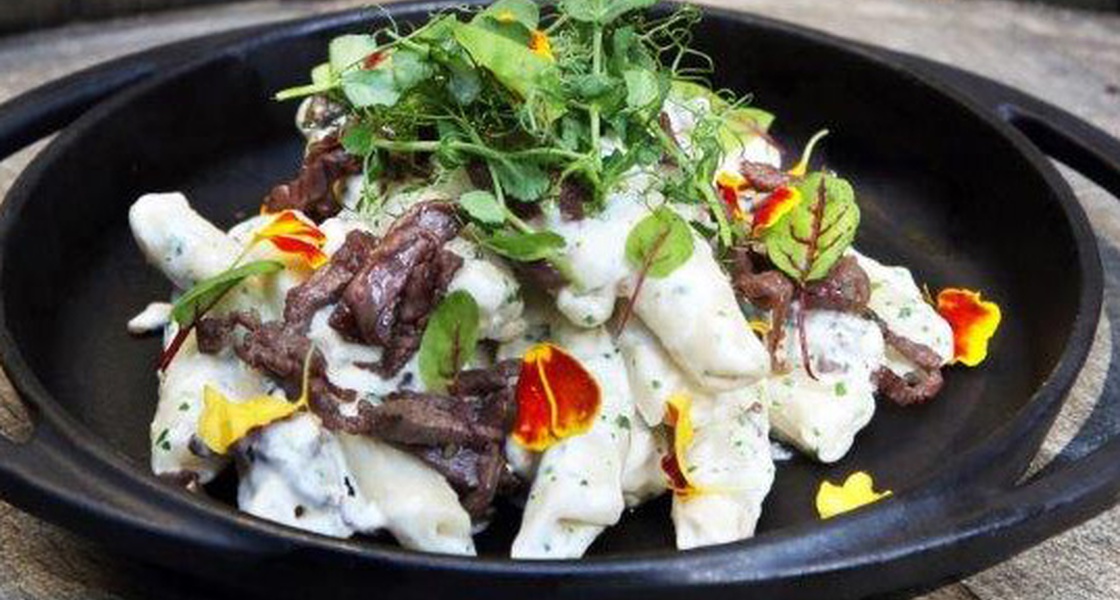 Creski fuži u umaku od ovčjeg sira s udićem